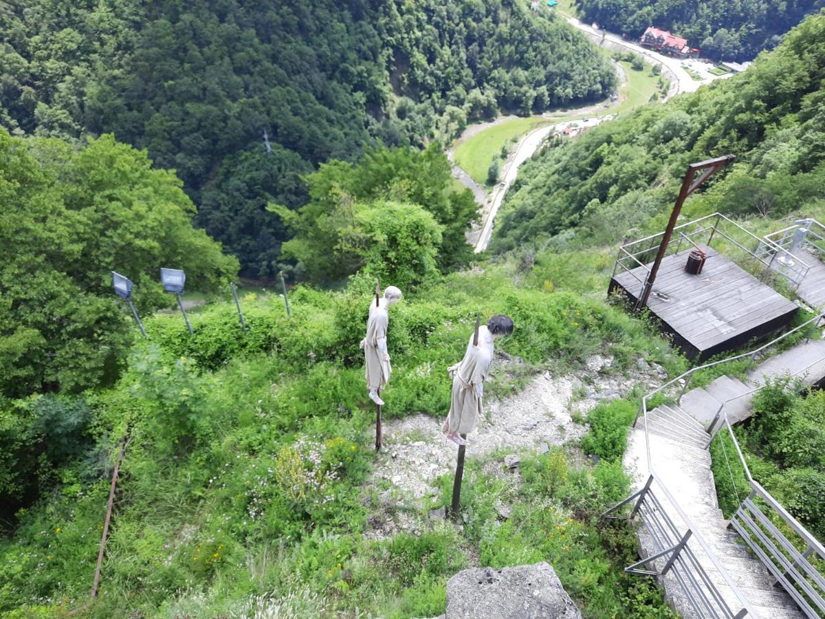 Casă de vacanţă ,,La Vălucu Curtea de Argeş Exterior foto